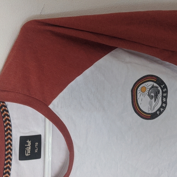 Men's Graphic Baseball T-shirt- Long sleeves Size XL - Picture 4 of 10